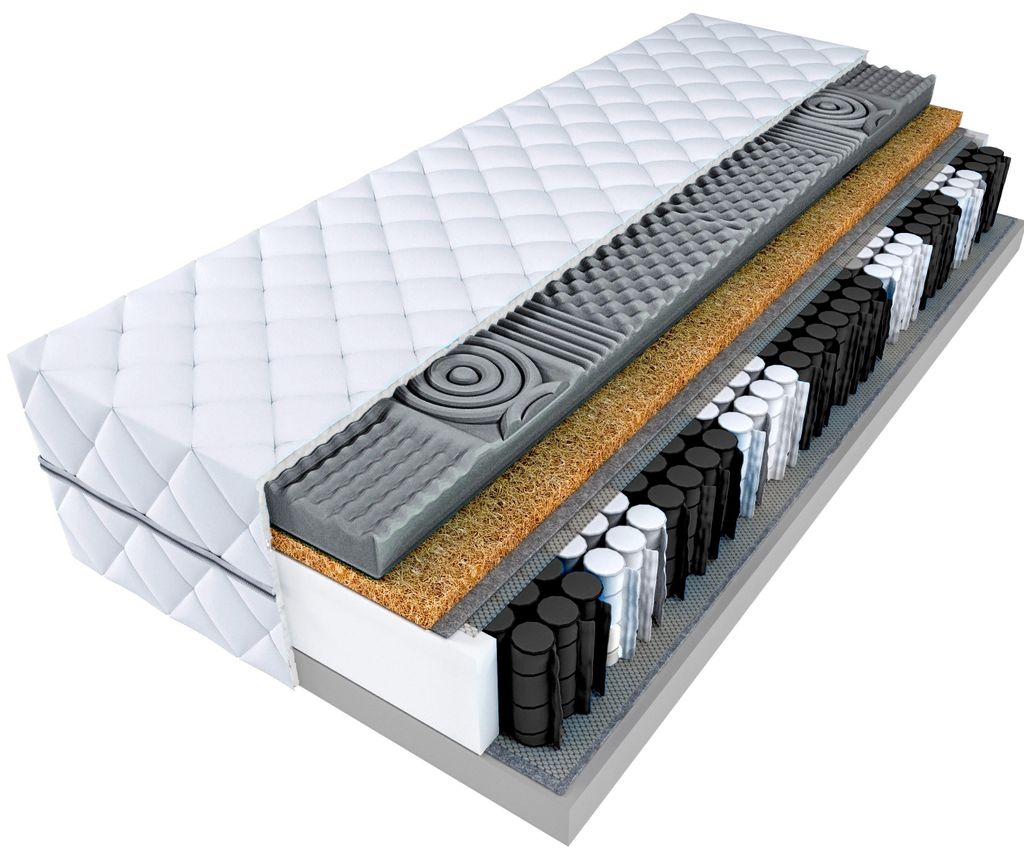 Matrac ABI 140x200 cm H3/H4 Masážne pružinové jadro s Obrázok produktu 