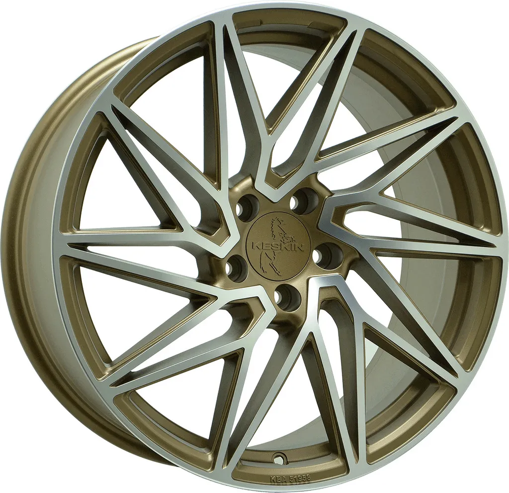 Jante Bronze Keskin KT20 19 Pouces Finition Polie Entraxe 5x112 ET30