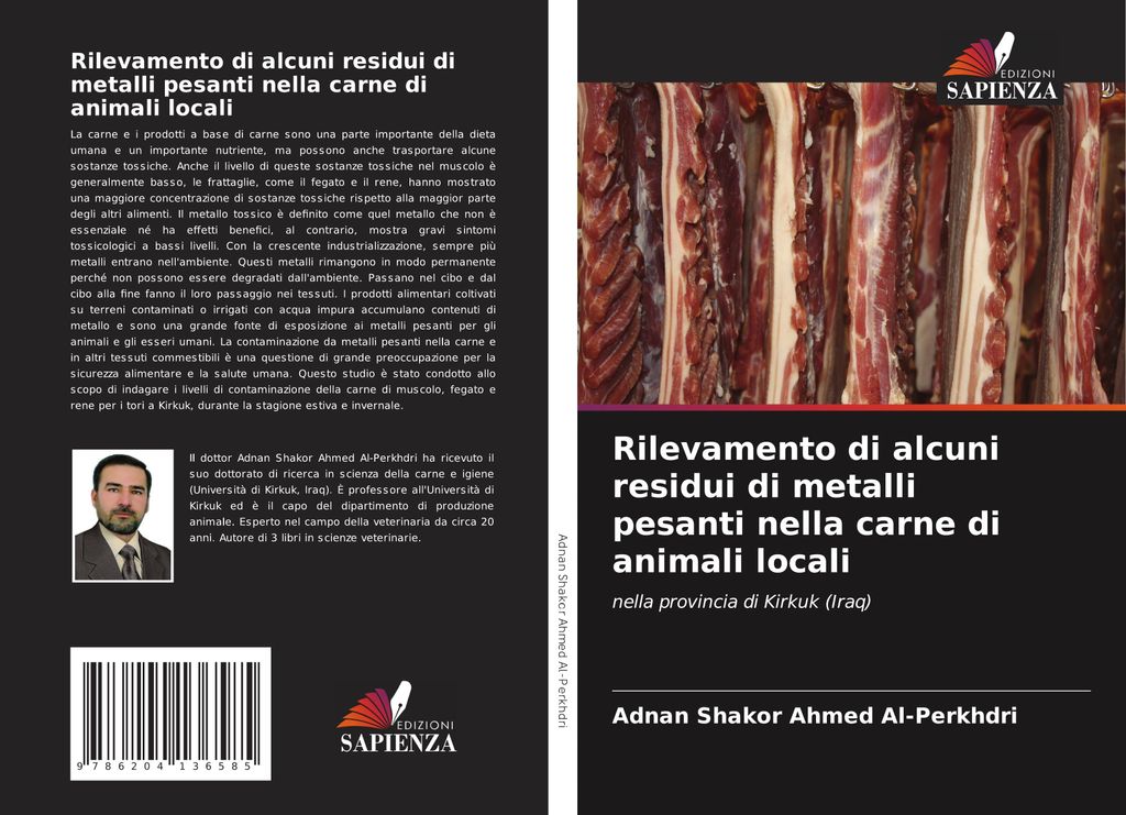 Rilevamento di alcuni residui di metalli pesanti nella carne di animali locali