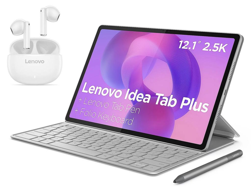 Lenovo Idea Tab ZAG70784DE, grau bundle Produktbild 