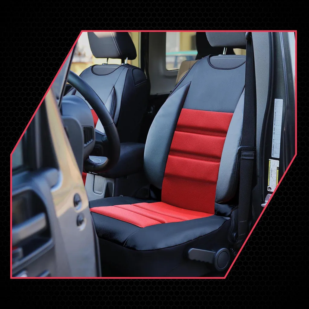 Offerta Coprisedili Auto Rossi Honda Accord - Set Completo 5 Posti - 6