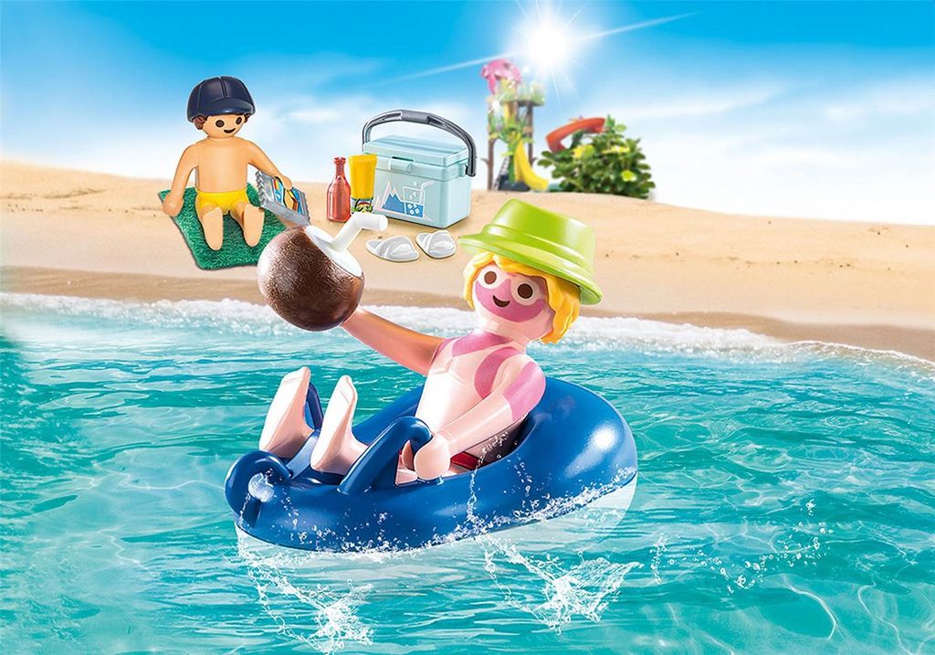 PLAYMOBIL family fun 70112 vacancier avec coup de soleil et Image du produit 