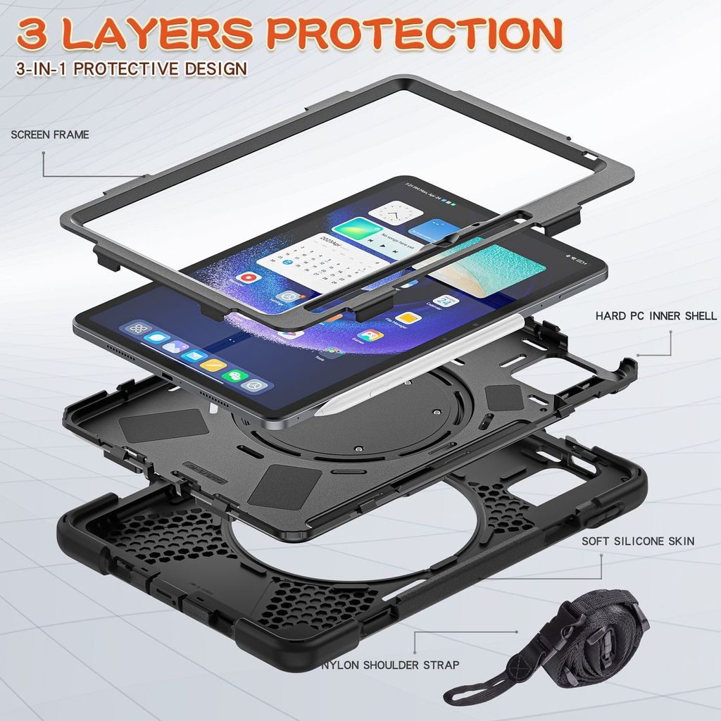 Für Xiaomi Pad 6 / 6 Pro 360 Grad Outdoor Hybrid Tablet Produktbild 7