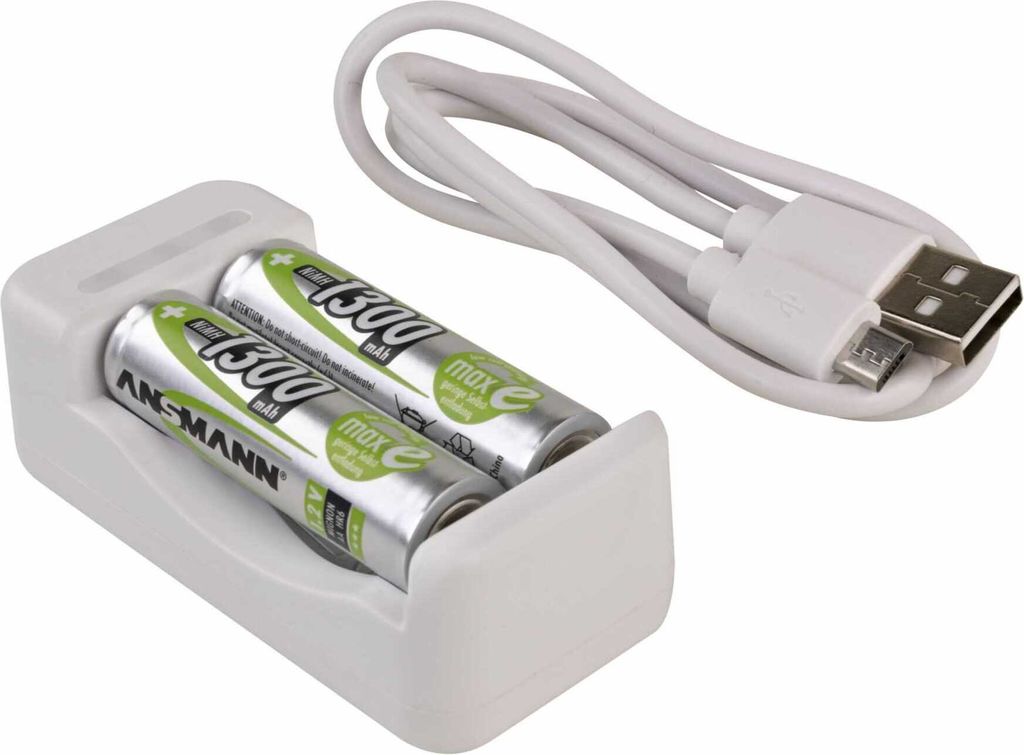 Ansmann Charger Basic II avec 2 piles AA 1300mAh Image du produit 