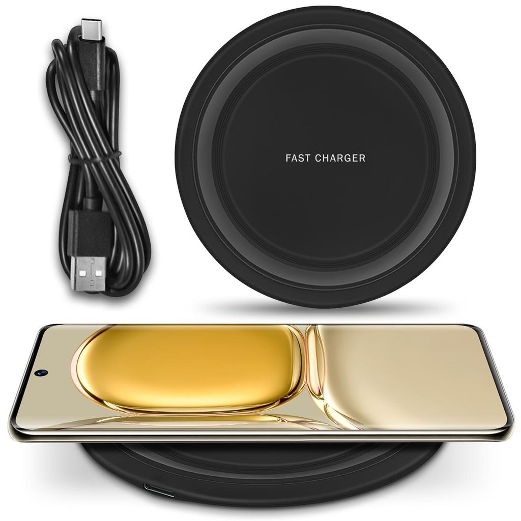 QI Wireless Ladestation Huawei P50 Pro / Plus Kabellos Induktives Ladegerät 15W