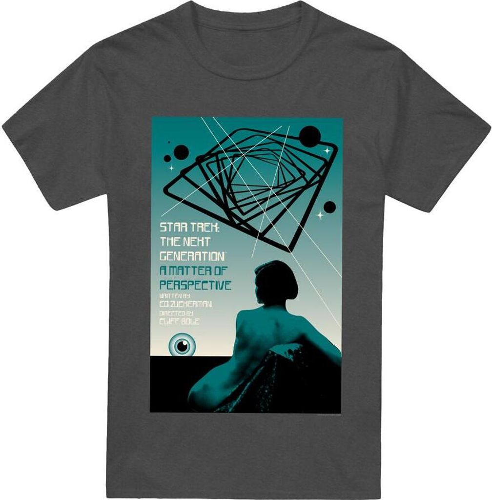 Star Trek - "The Next Generation Season 3 Episode 14" T-Shirt für Herren/Damen Uni TV17837 (S) (Holzkohle)