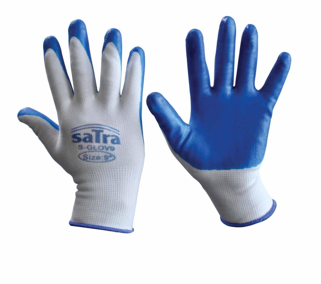9 (L) 12 Paar Beschichtete Schutzhandschuhe Produktbild 