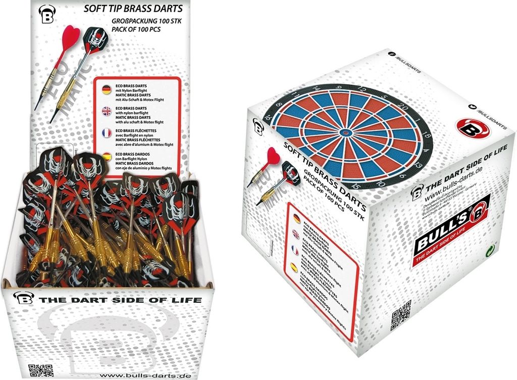 BULL'S Matic Soft Dart 100er - 16g -- 1 Kart