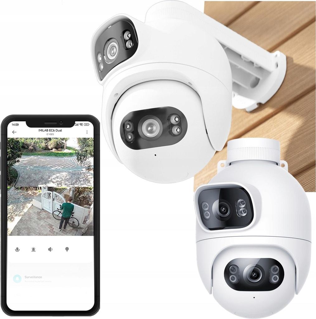Xiaomi IMILAB EC6 caméra extérieure, 2K, blanche Image du produit 