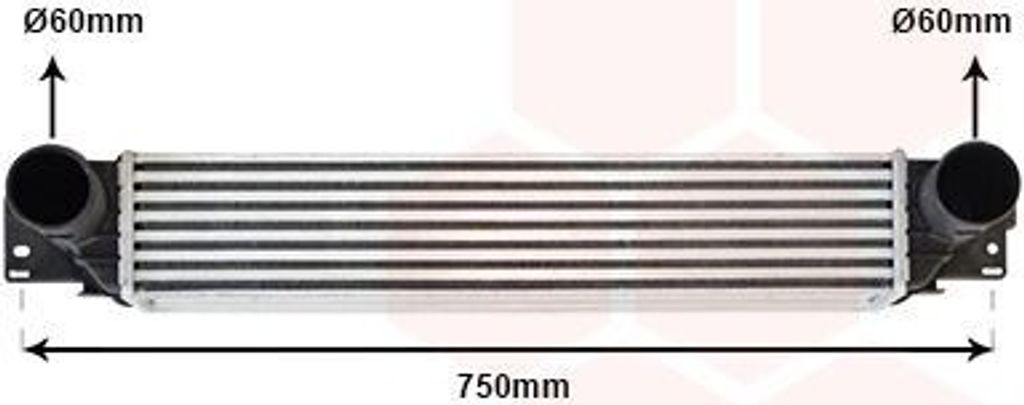 VAN WEZEL 37004442 - OE 4805404 Ladeluftkühler für Captiva, Antara (L07)