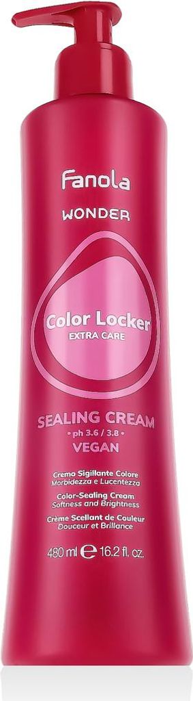 Fanola WONDER Color Locker Sealing Cream, 480 ml Productafbeelding 