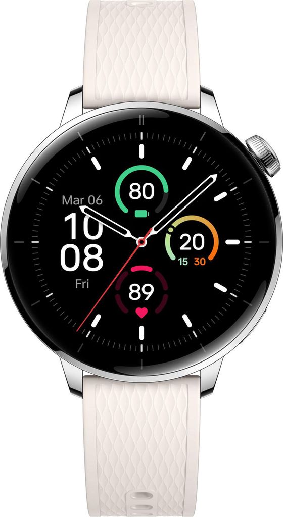 OnePlus Watch 3 43mm Silber Stahl Produktbild 