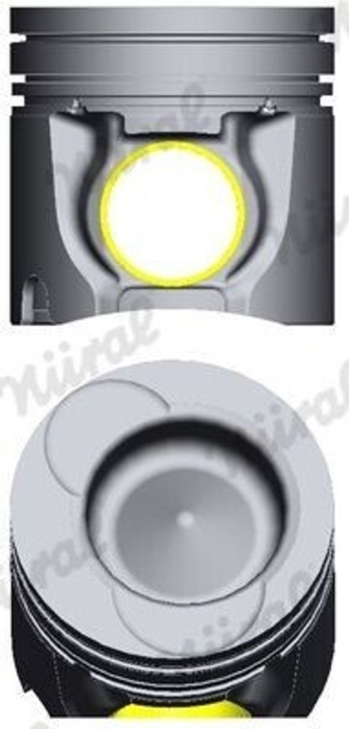 NÜRAL 87-135500-00 Kolben für RENAULT TRUCKS ILIADE KERAX PREMIUM
