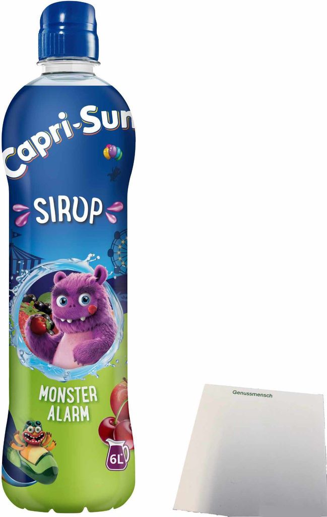 Capri Sun Sirup Monsteralarm (600ml Flasche) + usy Block Produktbild 