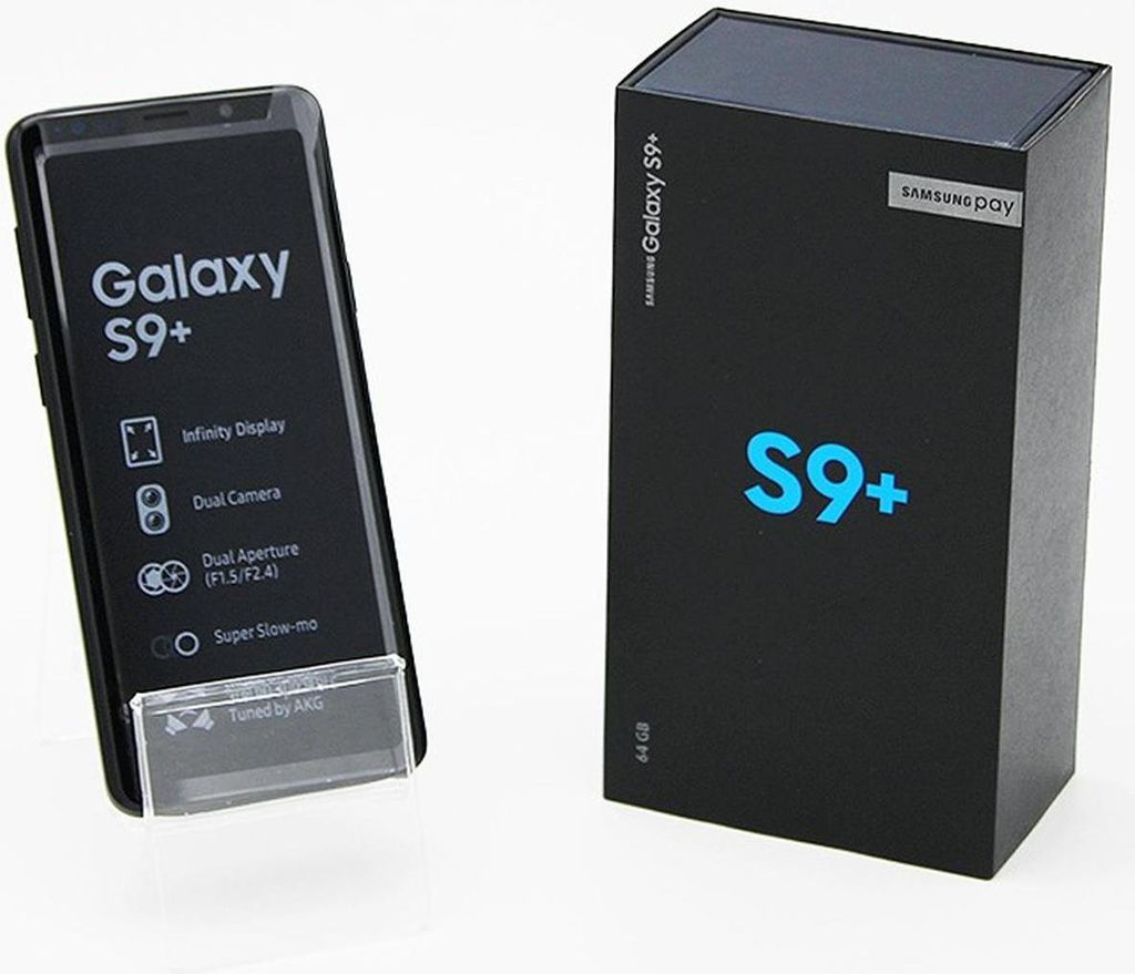 Samsung Galaxy S9+ , 15,5 cm (6.1"), 6 GB, 64 GB, 12 MP, Produktbild 