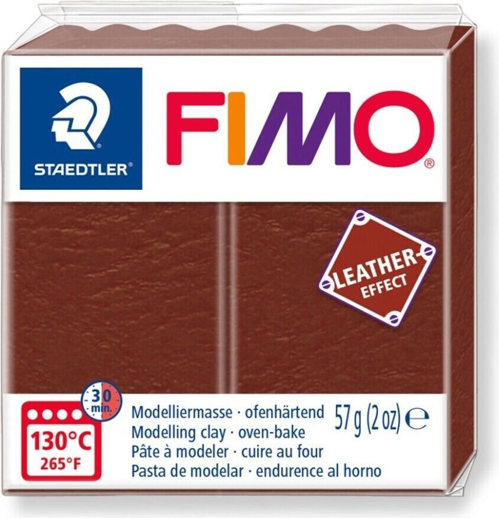 FIMO Mod.masse Fimo effet cuir noisette (8010-779) Image du produit 
