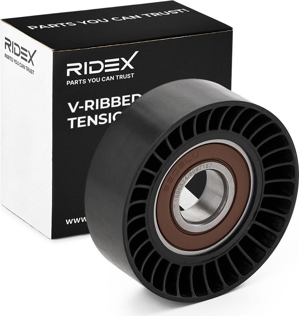 RIDEX 310T0052 Spannrolle Keilrippenriemen 65mm passend für MERCEDES-BENZ A-Klasse (W169) B-Klasse (W245) A-Klasse (W168) für MITSUBISHI COLT VI