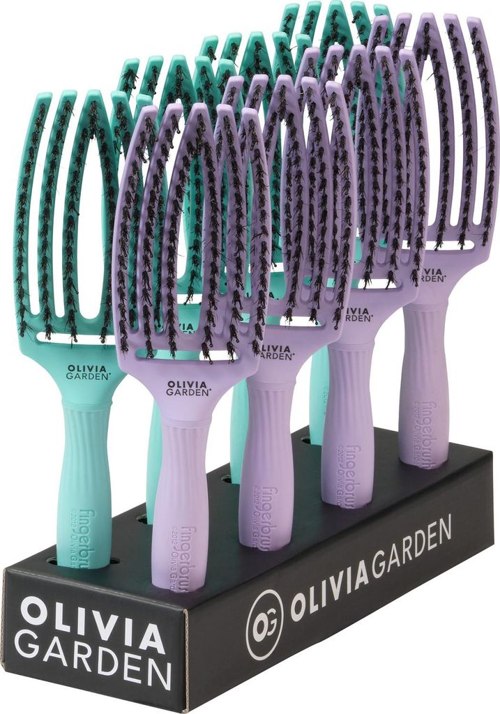 Fingerborstelset, medium, verpakking van 8 stuks, kleur: Productafbeelding 