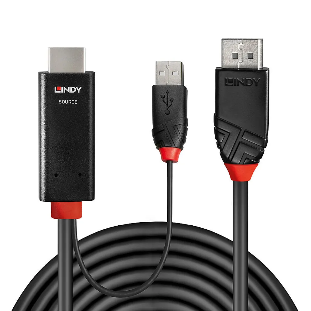 Câble HDMI vers DisplayPort 2m - Solution pour Écran Noir et Signal 4K