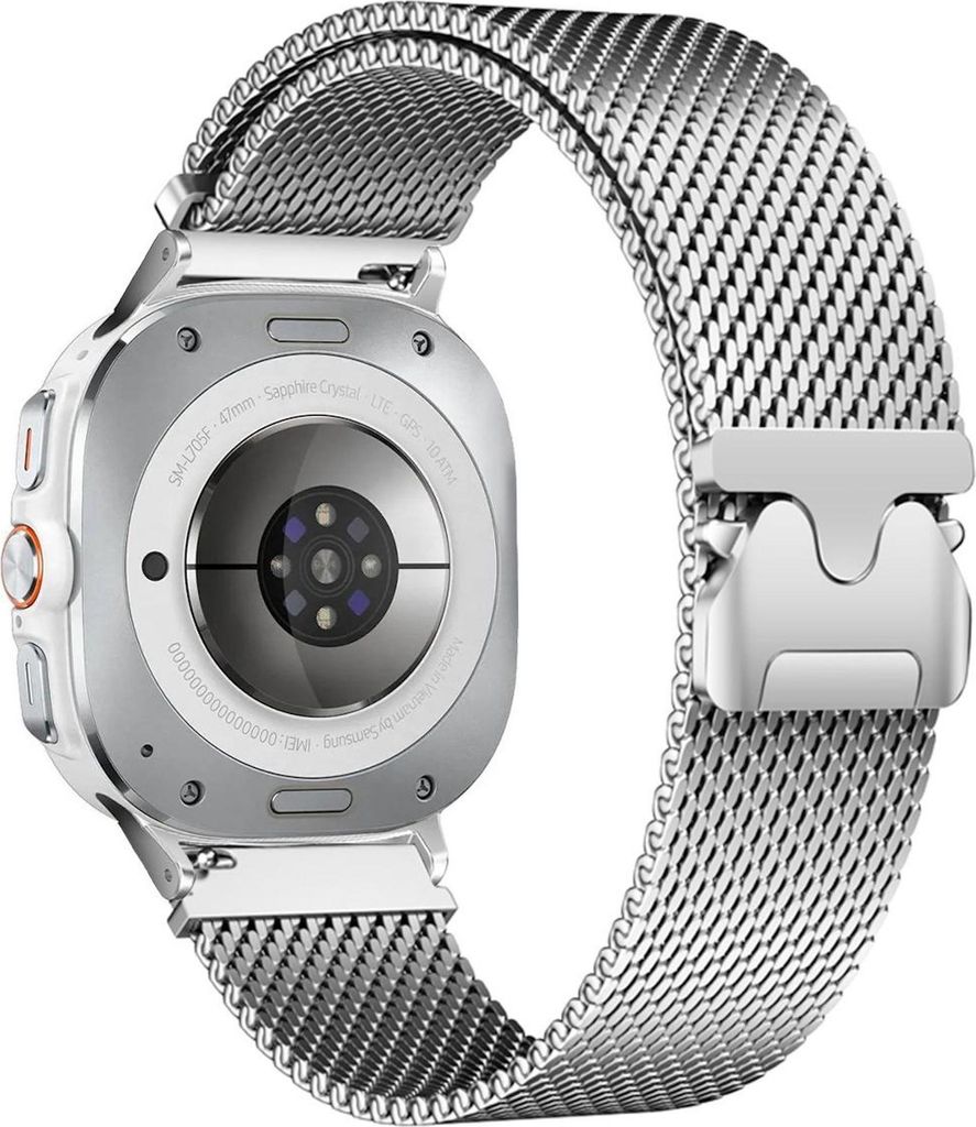 Edelstahl Armband für Samsung Galaxy Watch 8 / 8 Classic Parachute Verschluss