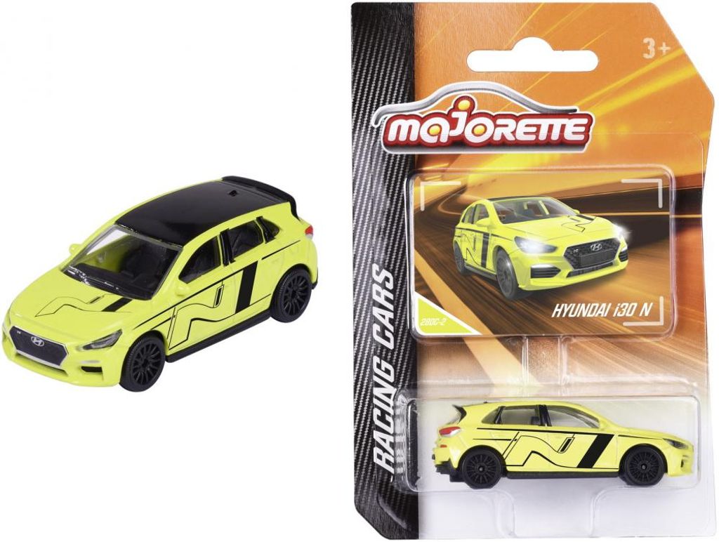Majorette Spielzeugauto Racing Cars Hyundai i30N gelb Produktbild 