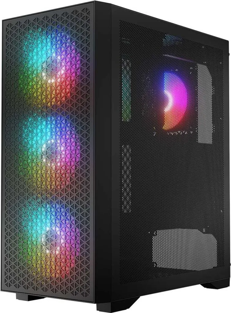 Boîtier PC Logic DART PRO ARGB Noir avec Connectivité USB-C Ultra Rapide