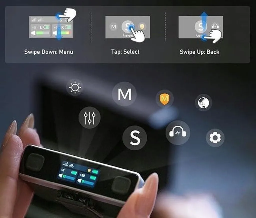 Microphone Cravate sans Fil Double Canal pour Smartphone et Caméra - 5