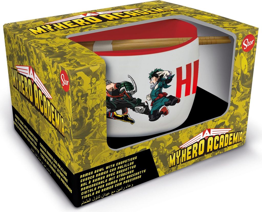 Stor My Hero Academy - Schüssel mit Stäbchen für Ramen