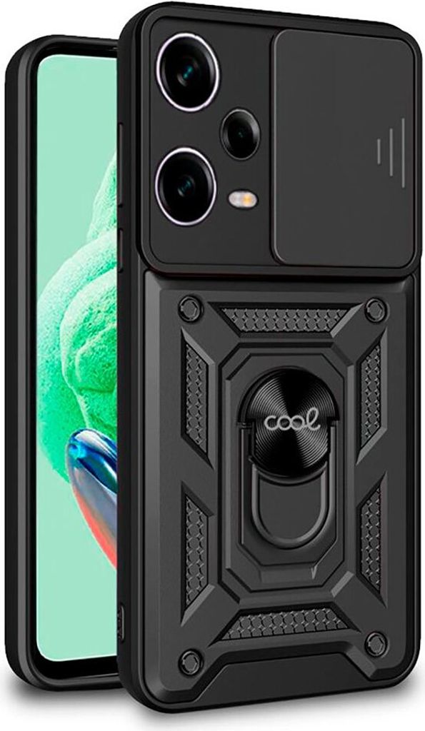 COOL Accesorios Hard Ring, Cover, Xiaomi, Redmi Note 12 5G / Poco X5 5G, 16,9 cm (6.67"), Schwarz