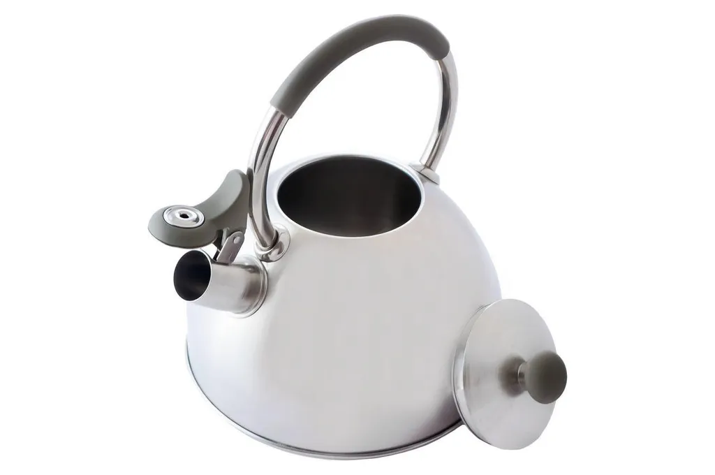 Bouilloire sifflet inox 2,5 l : fini l'oubli de l'eau sur le feu !