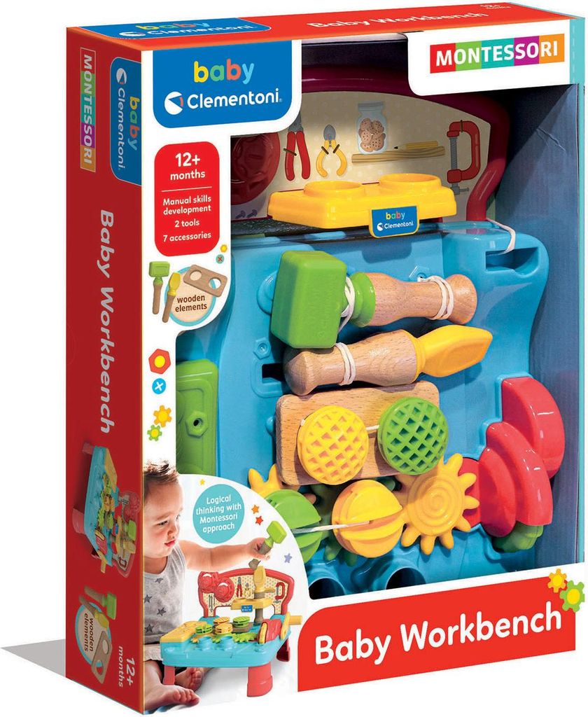 Clementoni Montessori Baby Workbench, 1,5 Jahr(e)