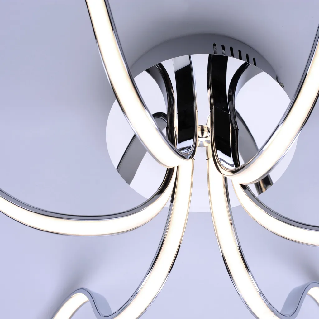 Plafonnier LED Design Courbe VALERIE en Métal, Éclairage 6 Branches - 23