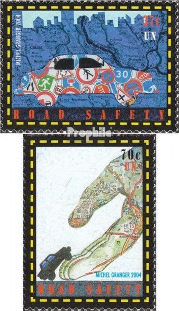 Briefmarken UNO - New York 2004 Mi 956-957 (kompl.Ausg.) postfrisch Weltgesundheitstag