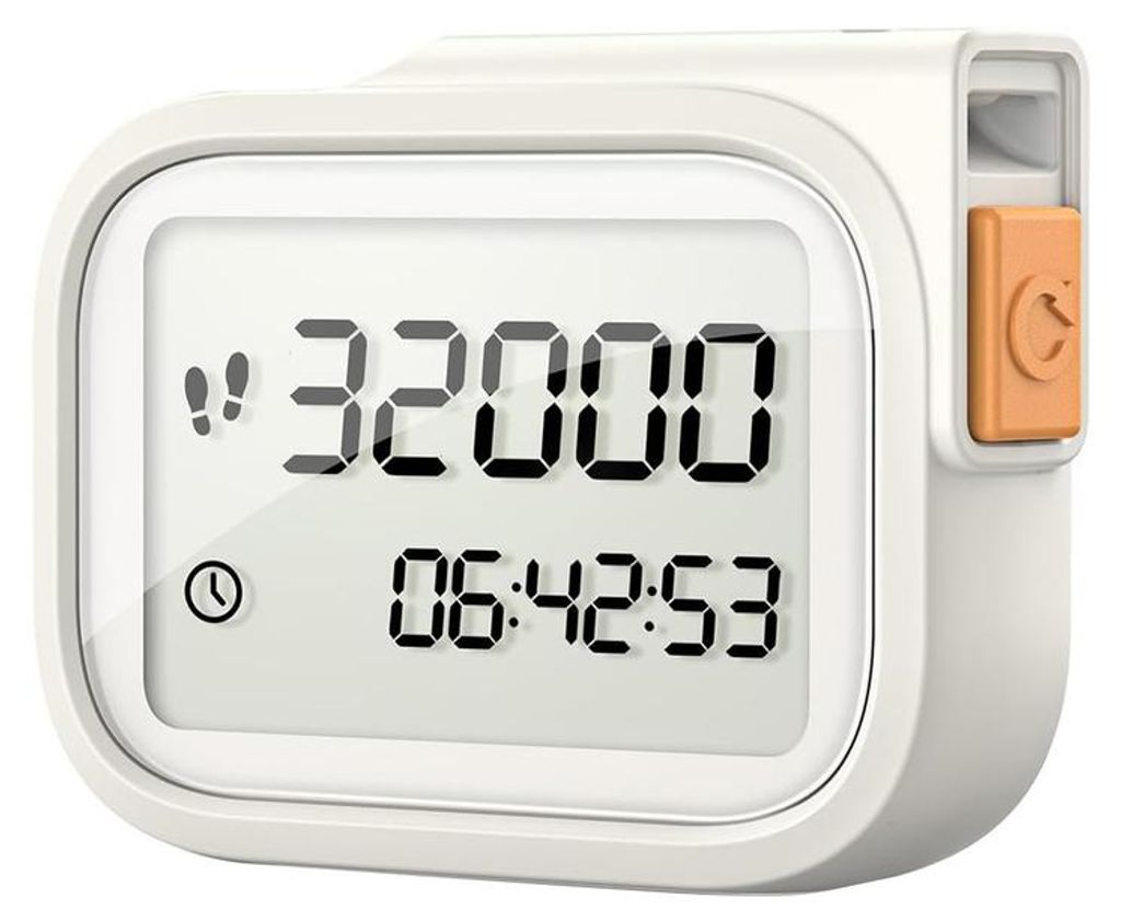 3D Schrittzähler Pedometer mit LCD Display Mini Fitness Tracker Schrittzähler mit Umhängeband für Senioren Walking Jogging