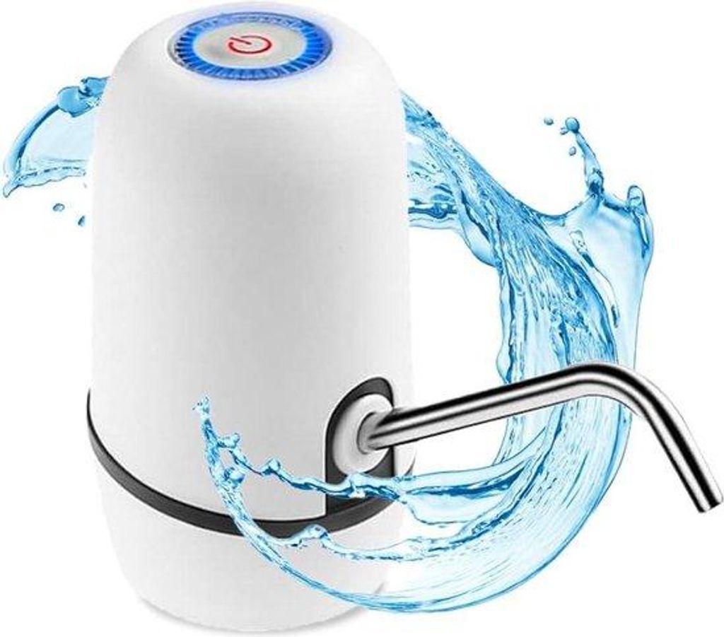 Automatische Wasserdispenser mit USB-Lader - Stahl-Dosiergerät - BPA-frei - kalt Wasser - tragbar - für Karaffen und Flaschen - 15 l - 57 l - 10 ...
