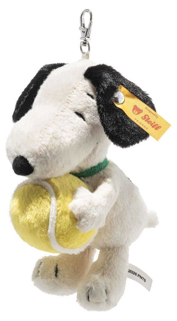 Steiff Anhänger Snoopy Tennis 15 cm 024849