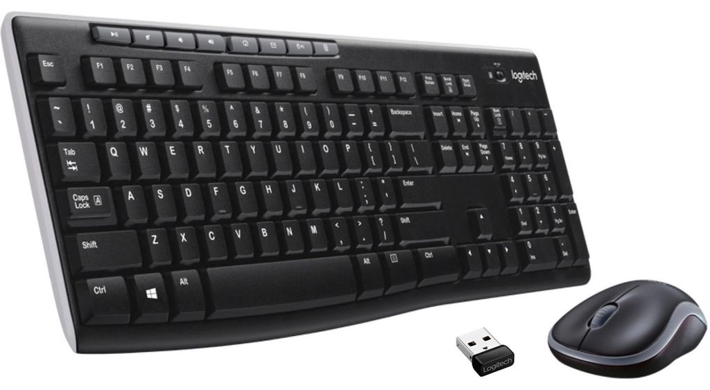 Logitech MK270 Combo Tastatur und kabellose Maus kabellosem Produktbild 