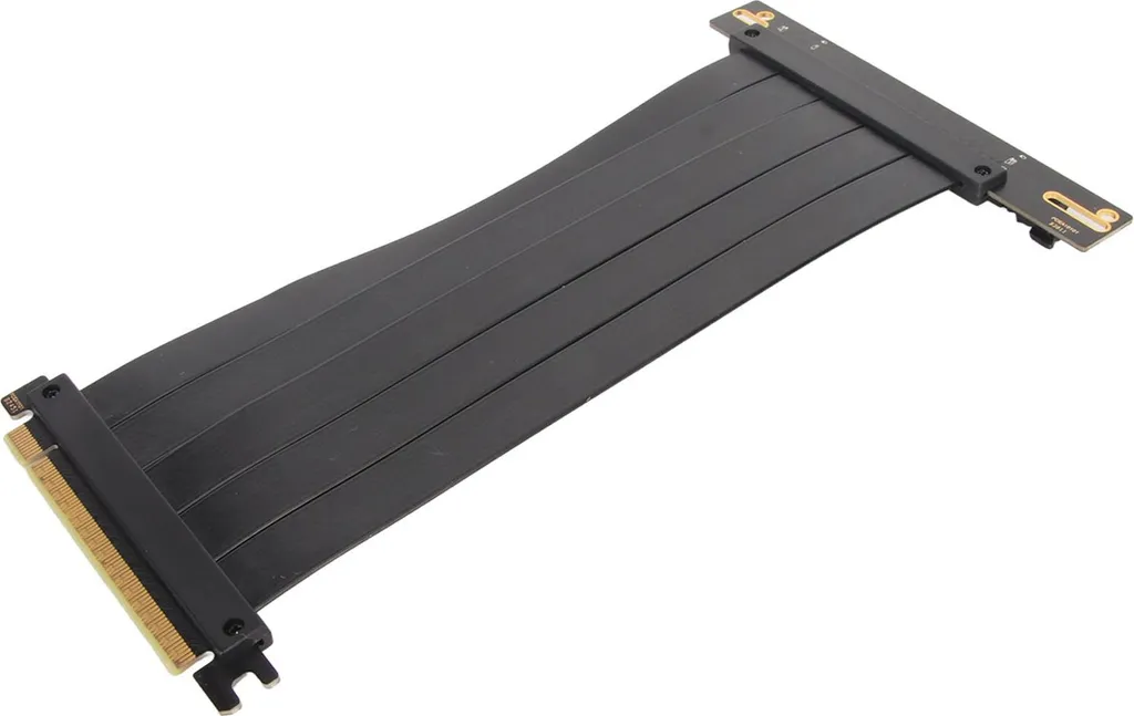 Riser PCIe 4.0 16x Haut Débit - Câble Flexible 90° pour RTX 4090 30cm - 6