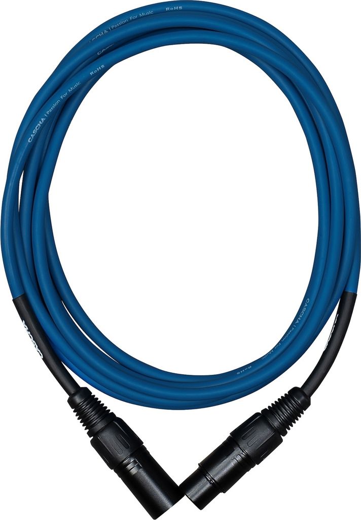 Cascha Standard Line Microphone Cable Blue 9 m Mikrofonkabel