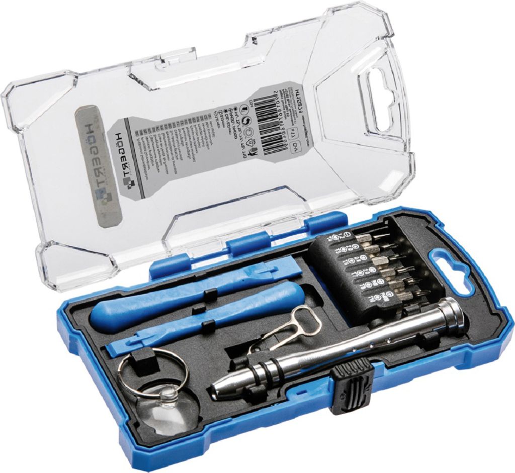 Högert Präzisions-Schraubendreher-Satz, 17-tlg. (smartphone)