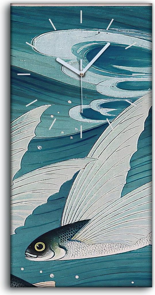 Wanduhr Bürouhr Leinwand Bild 30x60 Foto Bild Japanische Produktbild 