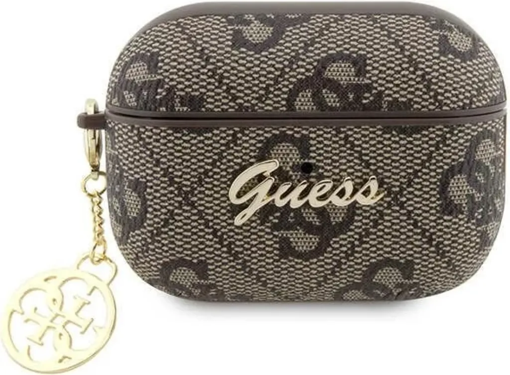 Guess Guap2G4Gsmw Custodia AirPods Pro 2 Brown 4G Charm | Luxury Shop