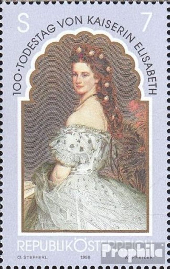 Briefmarken Österreich 1998 Mi 2265 (kompl.Ausg.) postfrisch Kaiserin Elisabeth
