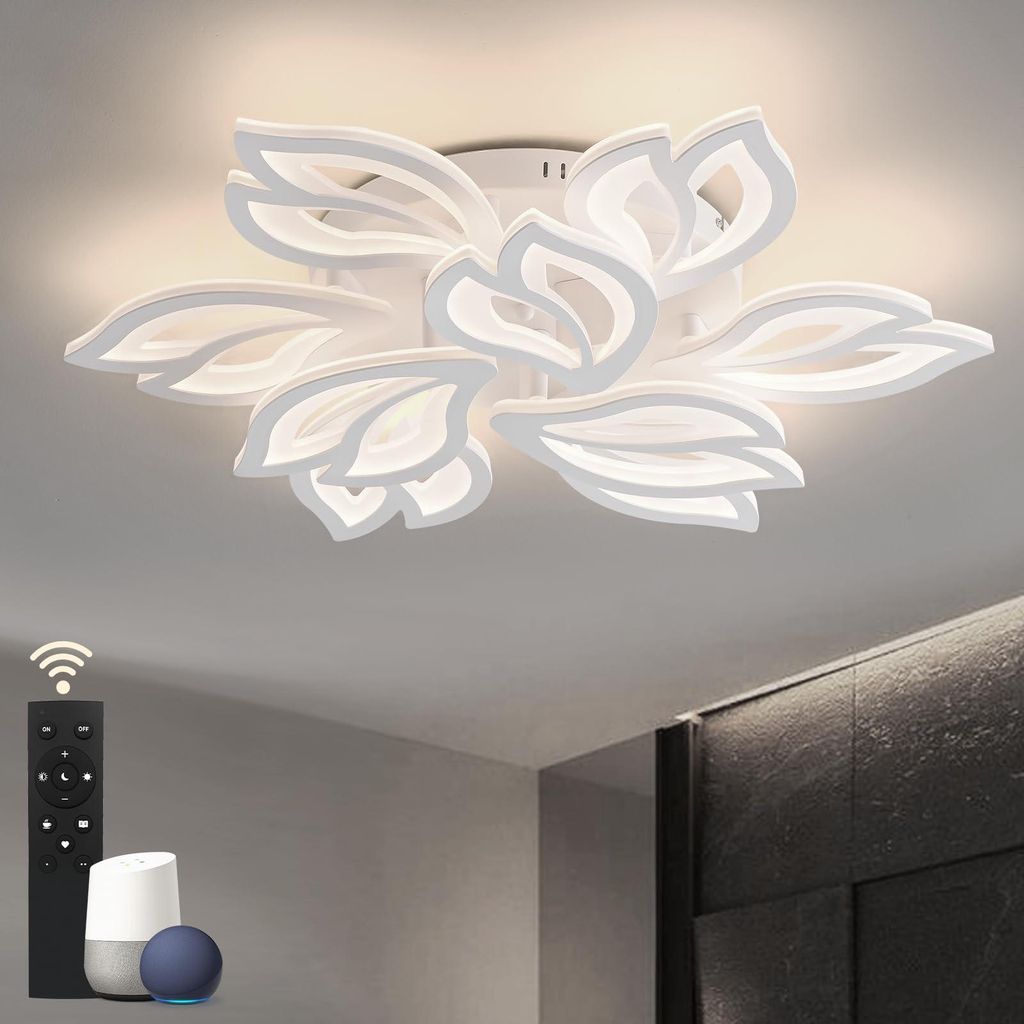 KAUFHOF Modern LED Smart Deckenlampe mit Fernbedienung, Produktbild 