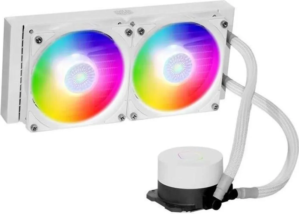 Refroidisseur CPU Cooler Master ML240 Illusion White avec pompe ARGB 240mm