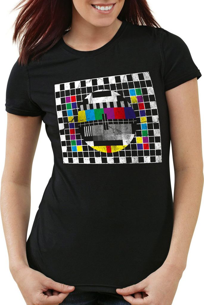 style3 Testbild Damen T-Shirt sheldon, Farbe:Schwarz, Größe:M