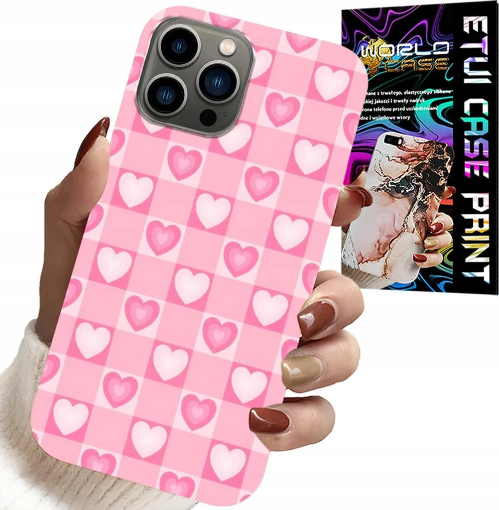 OFFERTA: Cover iPhone 11 Pro Rosa Cuori + Vetro Temperato 9H
