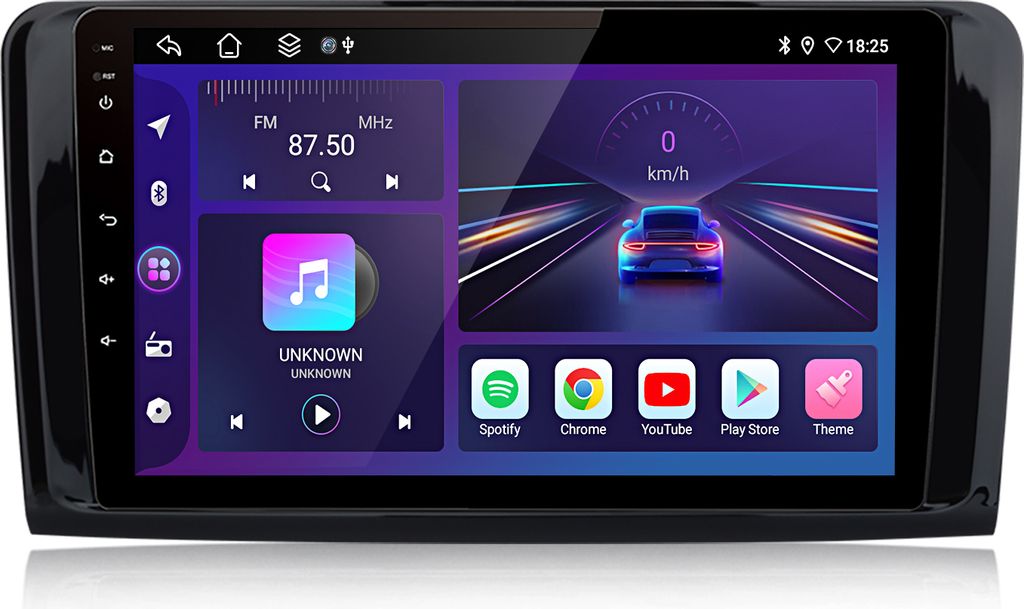 6+128GB Android 15 Autoradio Carplay Für Mercedes Benz Produktbild 