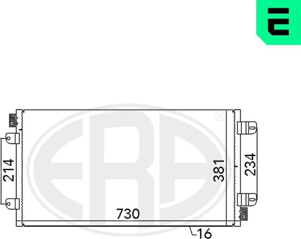 ERA 667030 Kondensator Klimaanlage Klimakondensator für OPEL Movano Kastenwagen (X70)