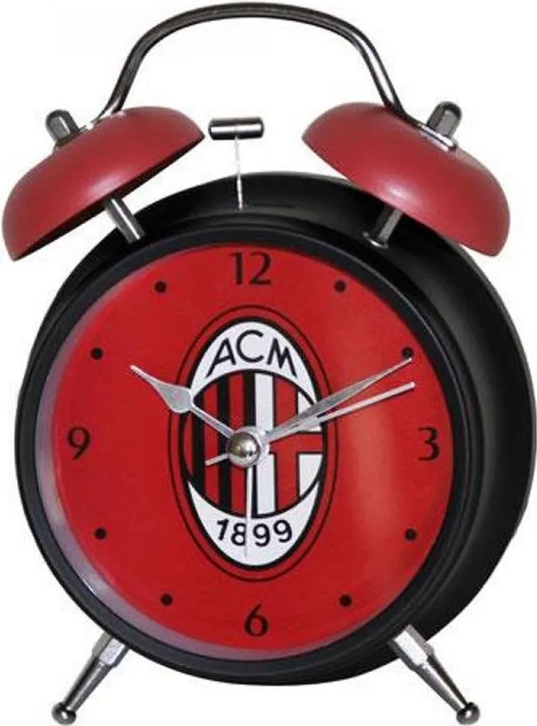 Réveil à remontage manuel Giemme MI1531 Noir et Rouge pour la Chambre